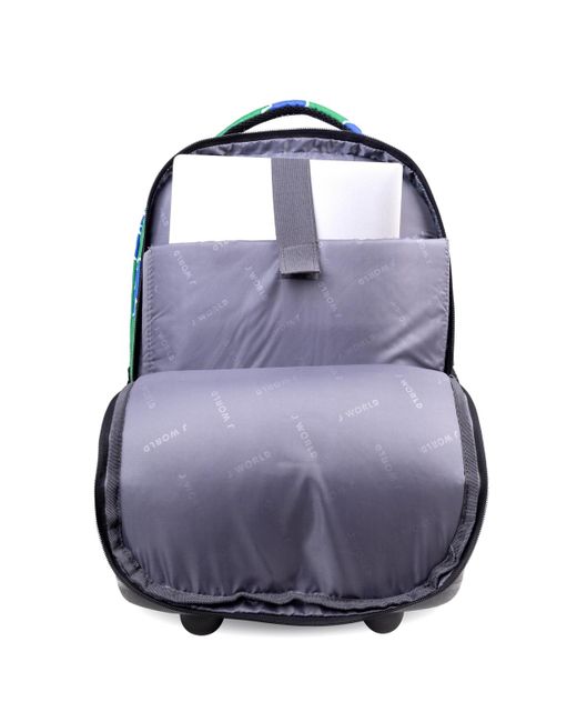 J World Blue Sundance Laptop 20" Rolling Backpack