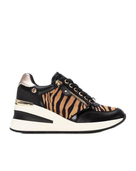 Xti Black Multicolor Sneakers