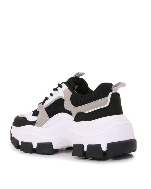 BERNESS White Damian03 Platform Sneaker