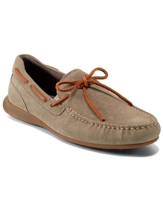 Rockport Brown X Reebok Dmx Dunphy Casual Slip On Flat Loafers for men