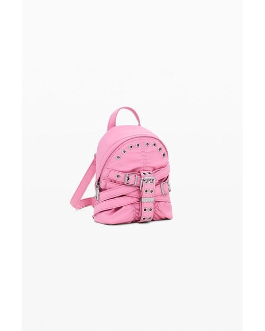 Desigual Pink Mini Nylon Backpack