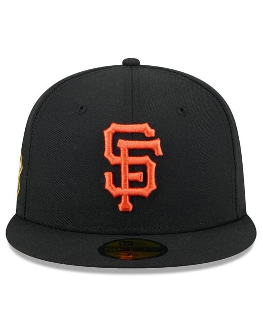 KTZ Black San Francisco Giants 2025 Jackie Robinson Day 59fifty Fitted Hat for men
