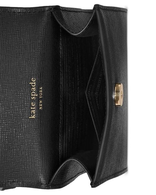 Kate Spade Black Serena Mini Leather Phone Crossbody Bag