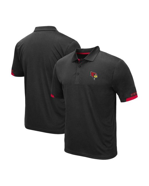 Colosseum Athletics Black Illinois State Redbirds Santry Polo Shirt for ...