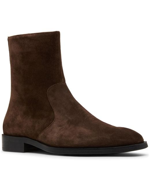 Steve Madden Brown Kemp Round Toe Boots for men