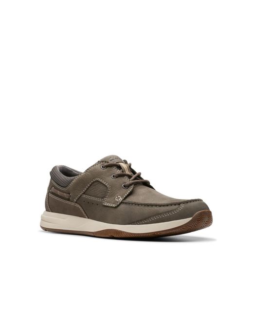 Clarks Brown Collection Sailview Lace Up Casual Shoes for men