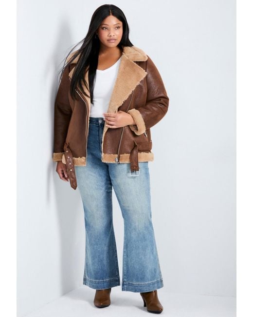 Avenue Blue Plus Size Emmy Flared Jean