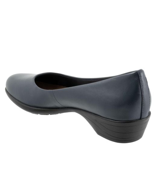 Trotters Blue Rozalin Flat