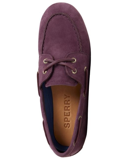 Sperry Top-Sider Purple Slim Slip-on Boat Shoe