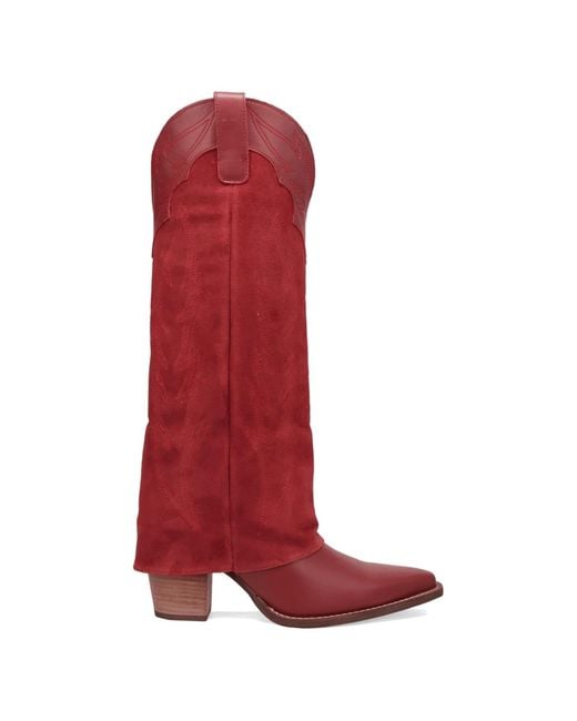 Dingo Red Wild Fire Leather Boot