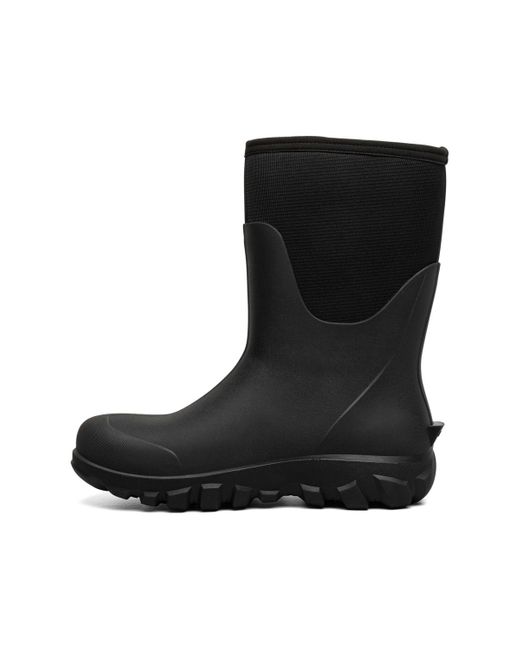 Bogs Black Classic Seamless Mid Boot for men