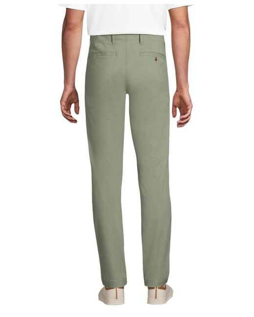 Lands' End Green Knockabout Slim Fit Chino Pant for men