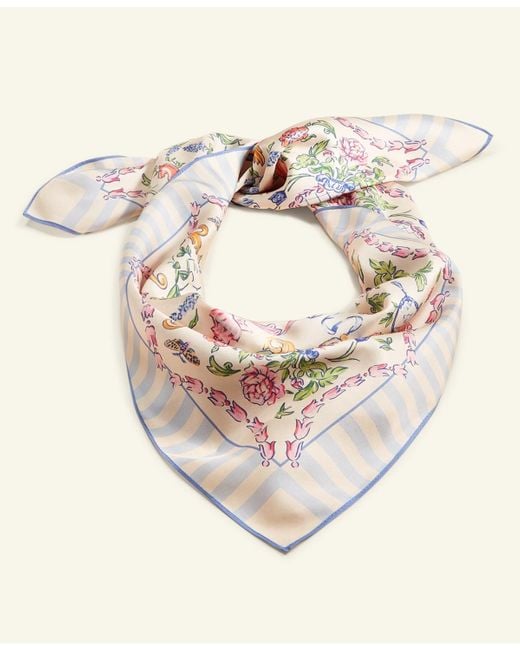 Macy's Natural Flower Show Square Silk Scarf