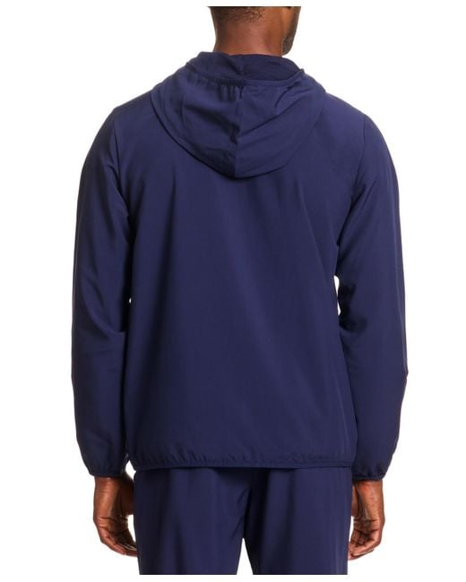 Reebok Blue Woven Logo Jacket for men