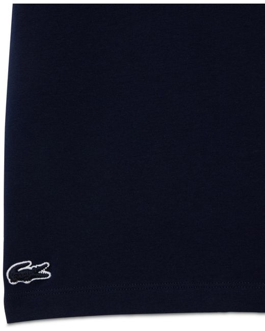 Lacoste Blue Tipped Neck Underwear T-shirt for men