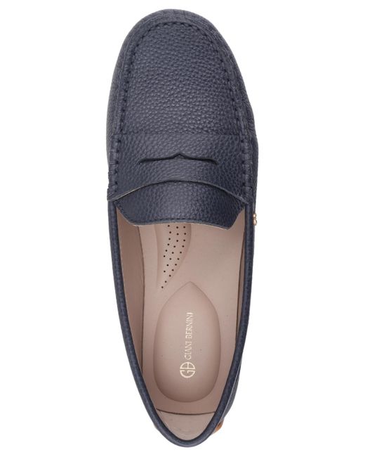 Giani Bernini Blue Carinna Memory Foam Slip On Drivers