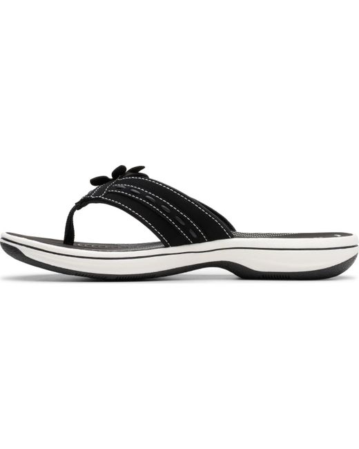 Clarks Black Cloudsteppers Breeze Opal Sandals