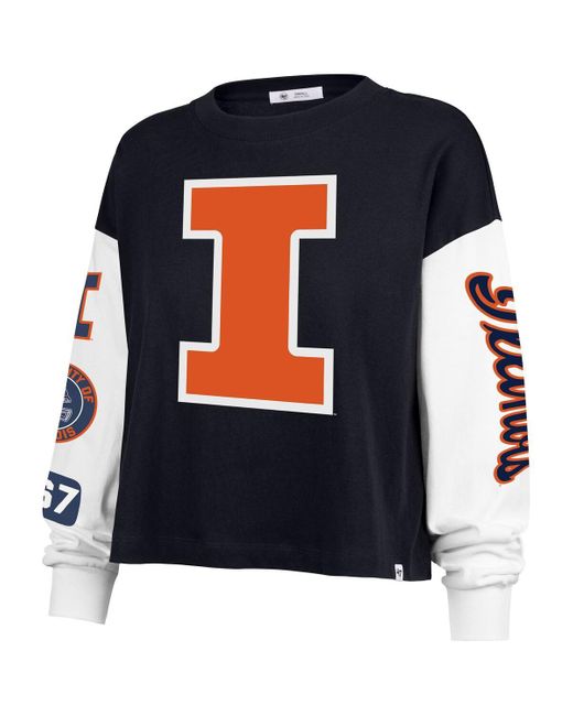 '47 Blue Illinois Fighting Illini Sydney Long Sleeve T-shirt