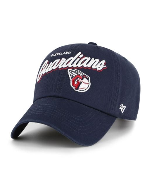 '47 Blue Cleveland Guardians Ariana Clean Up Adjustable Hat