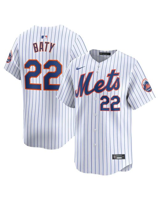 Nike Brett Baty White New York Mets Home Limited Player Jersey for men