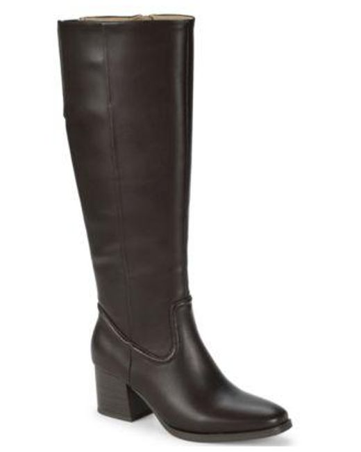 BareTraps Black Tammey Tall Boot Regular Wide Calf
