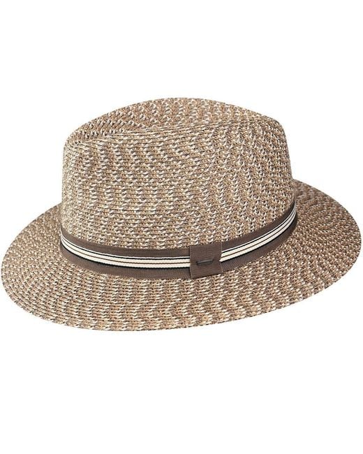 Bailey 1922 Natural Hester Fedora Hat for men