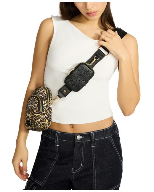 Madden Girl Black Baily North/south Mini Crossbody Bag