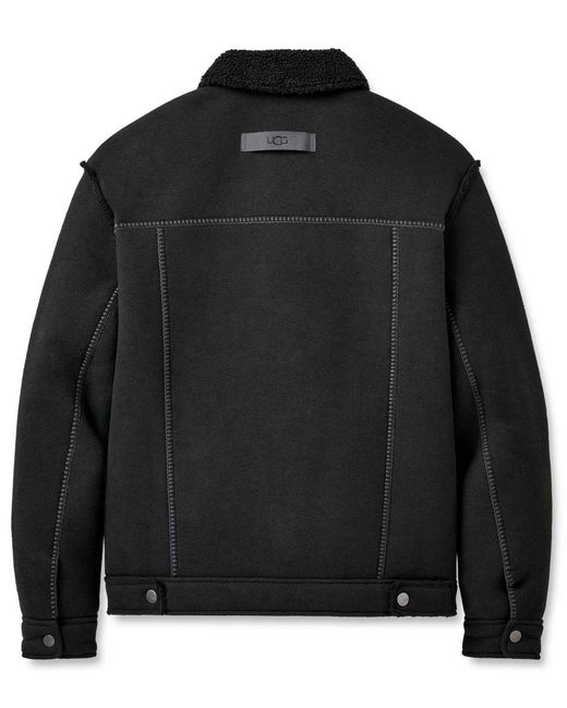 Ugg Black Janson Long Sleeves Trucker Jacket for men