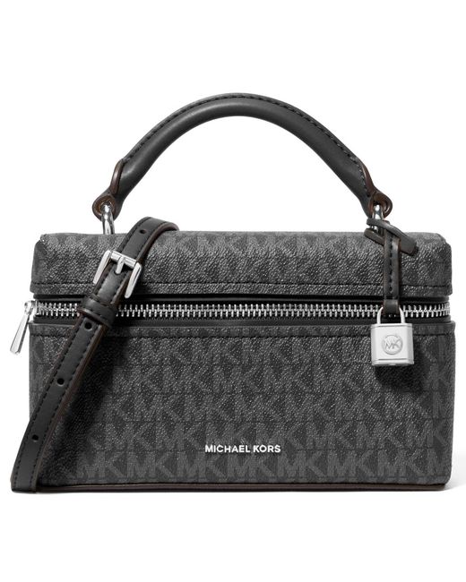 Michael Kors Jana Mini Top Handle Crossbody Bag in Black | Lyst