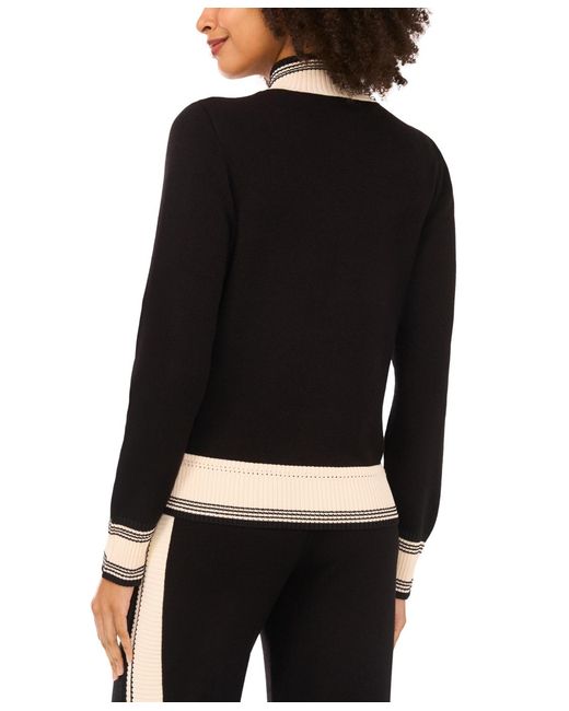 Vince Camuto Black Mock Neck Jacket