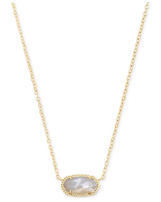 Kendra Scott Metallic Elisa Pendant Necklace And Mikki huggie Earrings Gift Set