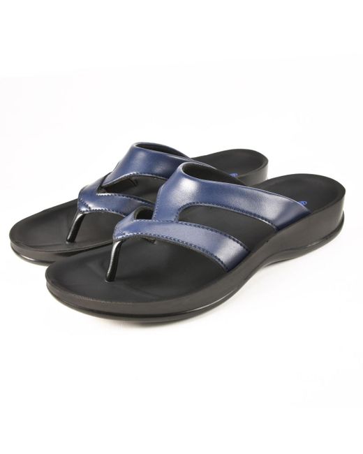 AEROTHOTIC Blue Raido S Strappy Sandals