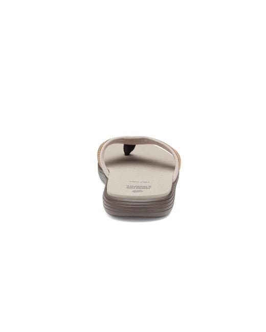 Johnston & Murphy White Upton Flip Flop for men