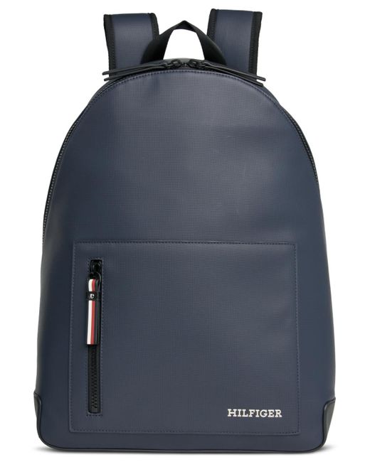 Tommy Hilfiger Blue Pique Backpack for men