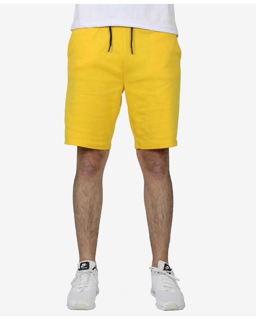 Wicked Stitch Yellow Tech Performance Shorts for men