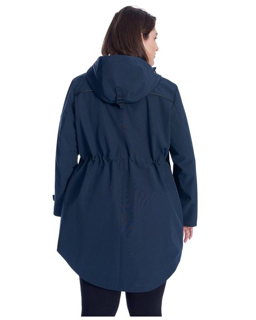 Alpine North Blue S Plus Size Rain