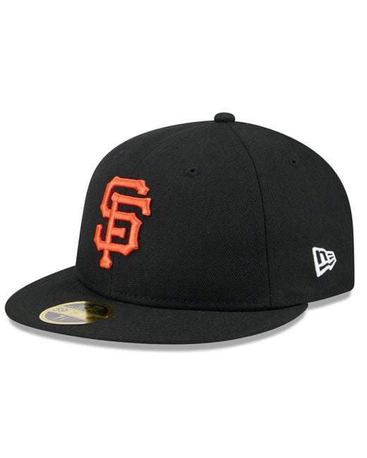 KTZ Black San Francisco Giants 2025 Jackie Robinson Day Retro Crown 59fifty Unstructured Hat for men