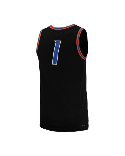 Nike Black #1 Boise State Broncos Replica Basketball Jersey for men