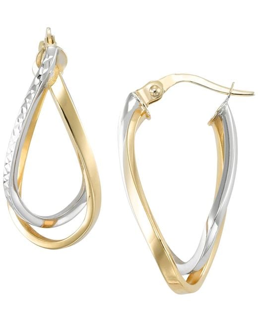 Macy's White 2-pc. Diamond Earrings Set