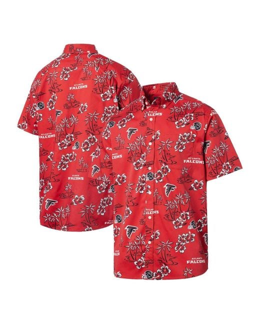 Reyn Spooner Red Atlanta Falcons Kekai Button-up Shirt for Men