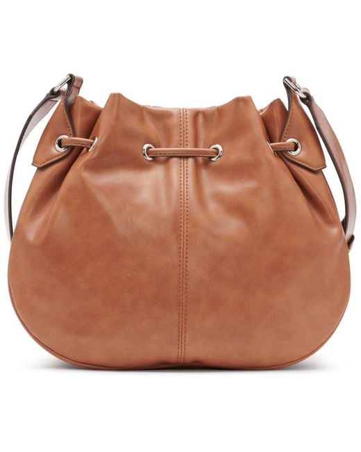 Calvin Klein Lapis Crossbody Bag in Brown