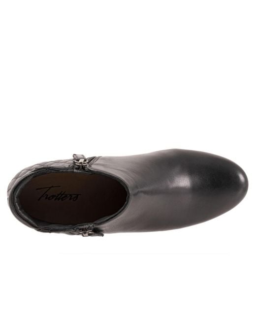 Trotters Black Major Bootie