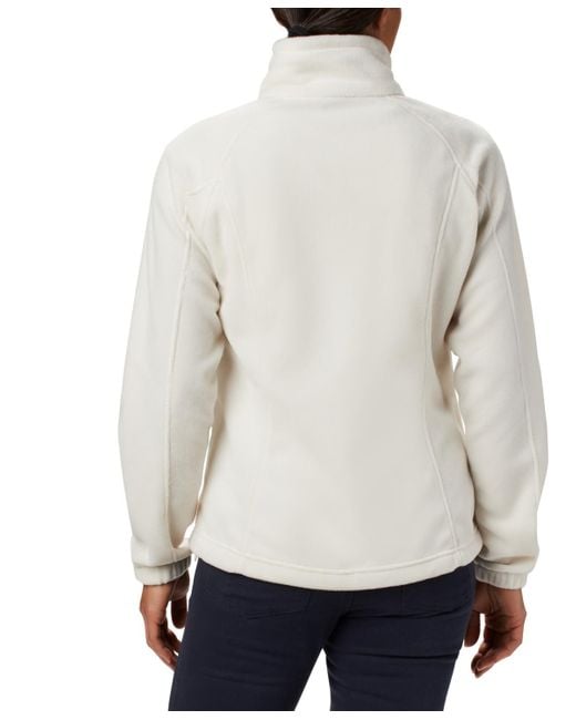 Columbia White Plus Size Benton Springs Fleece Jacket
