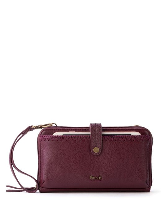 The Sak Synthetic Iris Smartphone Convertible Crossbody Wallet in Purple Lyst