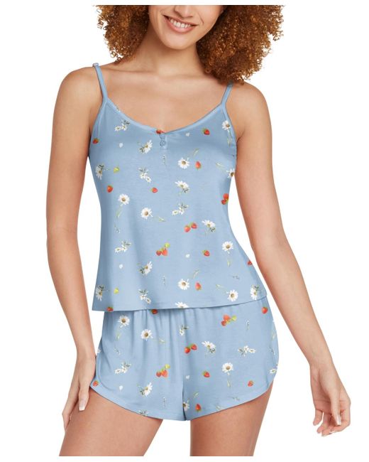 Honeydew Intimates Blue 2-pc. Lovely Morning Printed Pajamas Set