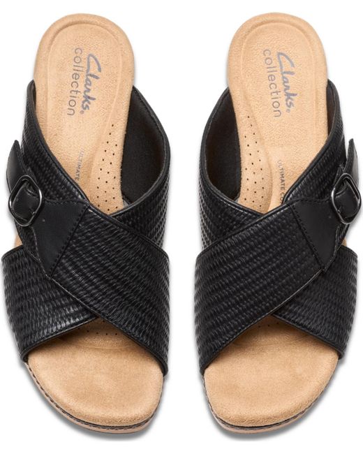 Clarks Multicolor Collection Seannah Nora Wedge Sandals