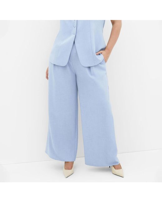 City Chic Blue Plus Size Tori Pant