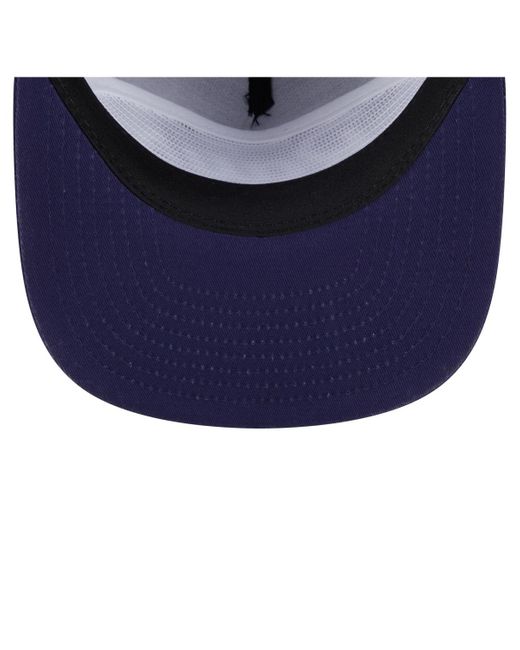 KTZ Blue Tampa Bay Rays Team Text Golfer Snapback Hat for men