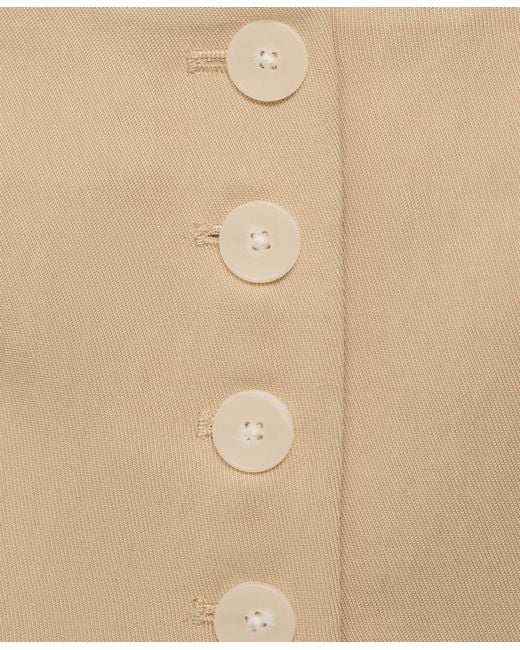 Mango White Lyocell Suit Vest