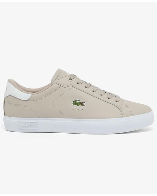 Lacoste Gray Round-toe Sneakers for men